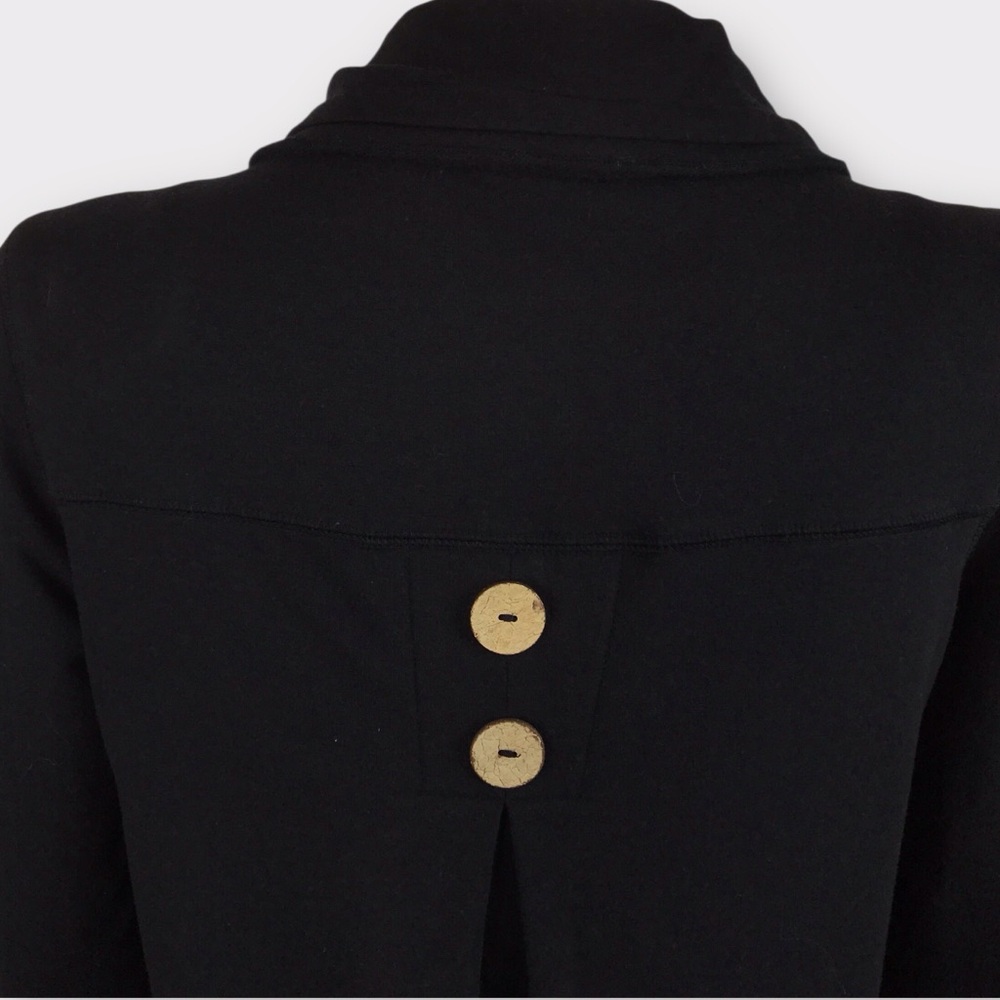 Nomadic Traders Black Ruffle Boho Jacket with But… - image 6